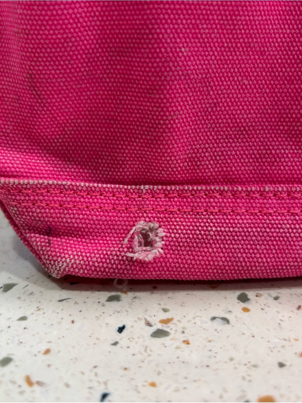 Marc Jacobs Hot‎ Pink Canvas Logo Tote - Picture 8 of 14